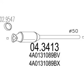 Катализатор MTS 04.3413