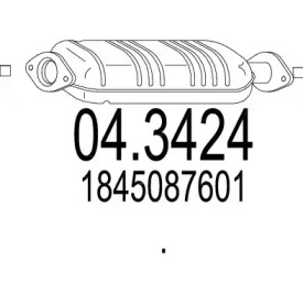 Катализатор MTS 04.3424