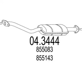 Катализатор MTS 04.3444