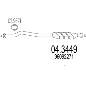 Катализатор MTS 04.3449
