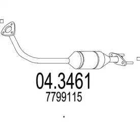 Катализатор MTS 04.3461