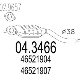 Катализатор MTS 04.3466