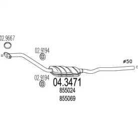 Катализатор MTS 04.3471