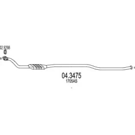 Катализатор MTS 04.3475