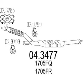 Катализатор MTS 04.3477