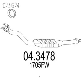 Катализатор MTS 04.3478