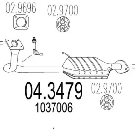 Катализатор MTS 04.3479