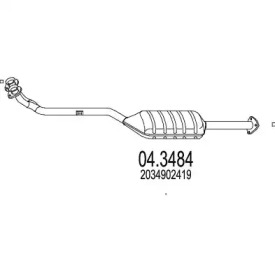 Катализатор MTS 04.3484