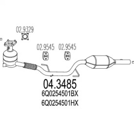 Катализатор MTS 04.3485