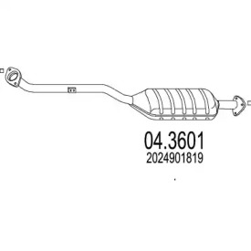 Катализатор MTS 04.3601