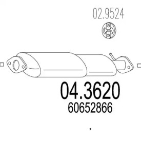 Катализатор MTS 04.3620