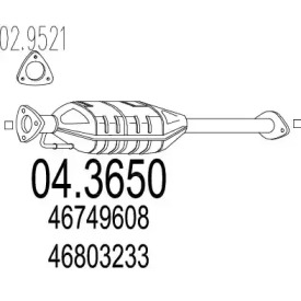 Катализатор MTS 04.3650