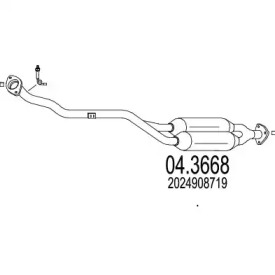 Катализатор MTS 04.3668