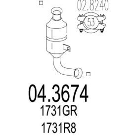 Катализатор MTS 04.3674