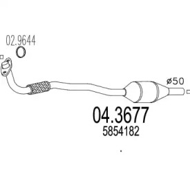 Катализатор MTS 04.3677