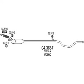 Катализатор MTS 04.3687