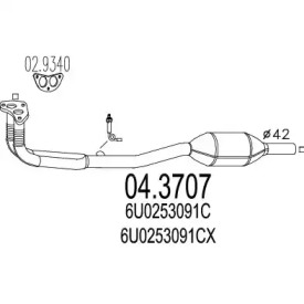 Катализатор MTS 04.3707