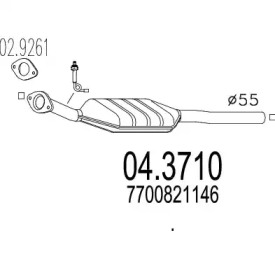 Катализатор MTS 04.3710