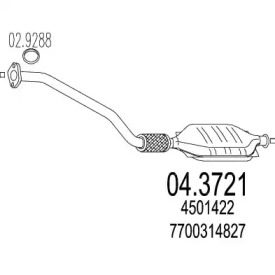 Катализатор MTS 04.3721