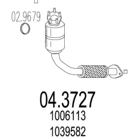 Катализатор MTS 04.3727