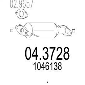 Катализатор MTS 04.3728