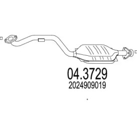 Катализатор MTS 04.3729