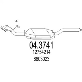 Катализатор MTS 04.3741
