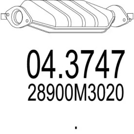 Катализатор MTS 04.3747