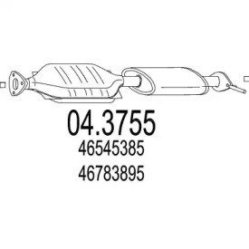 Катализатор MTS 04.3755