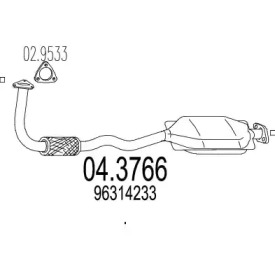 Катализатор MTS 04.3766
