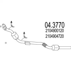 Катализатор MTS 04.3770