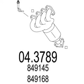 Катализатор MTS 04.3789