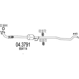 Катализатор MTS 04.3791