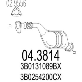 Катализатор MTS 04.3814