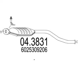 Катализатор MTS 04.3831