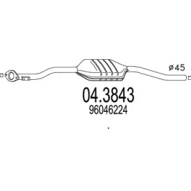 Катализатор MTS 04.3843