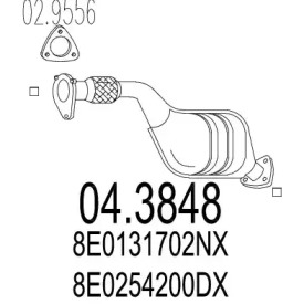 Катализатор MTS 04.3848