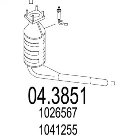 Катализатор MTS 04.3851