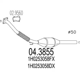 Катализатор MTS 04.3855