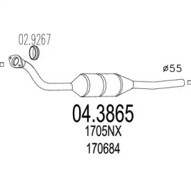 Катализатор MTS 04.3865