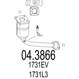 Катализатор MTS 04.3866