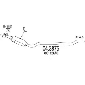 Катализатор MTS 04.3875