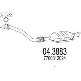 Катализатор MTS 04.3883