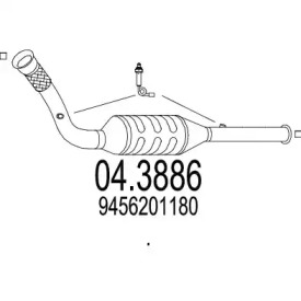 Катализатор MTS 04.3886