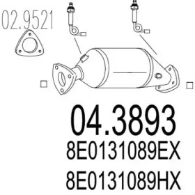 Катализатор MTS 04.3893