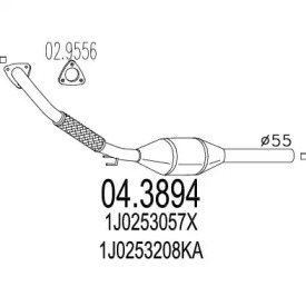 Катализатор MTS 04.3894