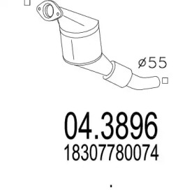 Катализатор MTS 04.3896