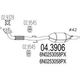 Катализатор MTS 04.3906