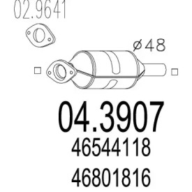 Катализатор MTS 04.3907