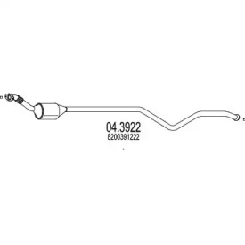 Катализатор MTS 04.3922